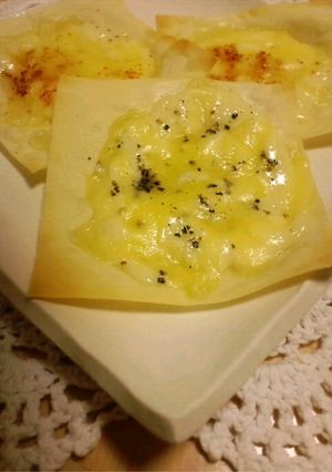 パリパリワンタン⑤マヨチーペッパー&一味-レシピのメイン写真