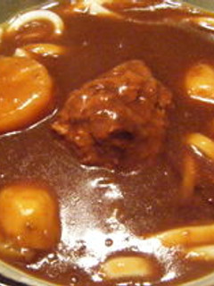 余ったカレーで簡単カレーうどん♪-レシピのメイン写真
