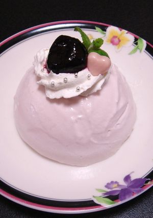 チェリーのヨーグルトムース-レシピのメイン写真