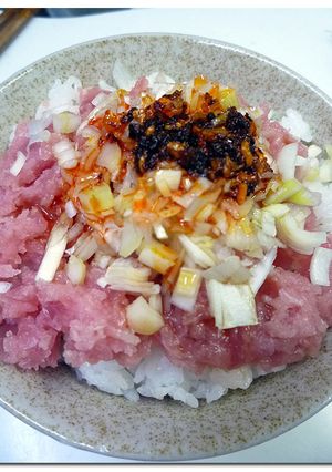 ラー油で ♪ ネギトロ丼 ♪-レシピのメイン写真