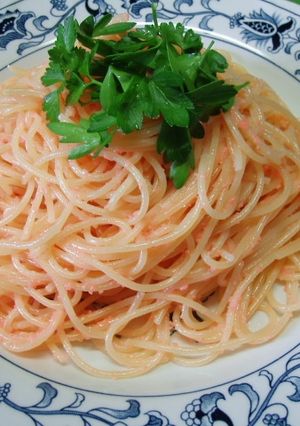 明太子マヨパスタ-レシピのメイン写真