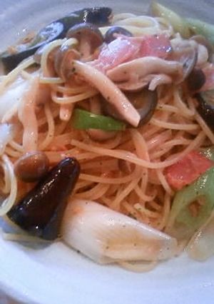和風★なすとしめじのバター醤油パスタ-レシピのメイン写真