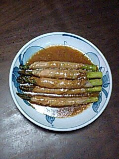 アスパラの肉巻き〜こっくり味噌味-レシピのメイン写真