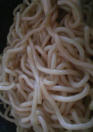 簡単焼きそば ﾊﾞﾀｰ醤油風味-レシピのメイン写真