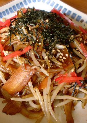 白滝のソース焼きそば風-レシピのメイン写真