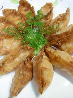 コーンとおからのトマト味揚げ餃子-レシピのメイン写真
