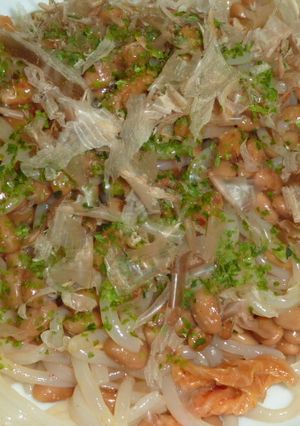 納豆とキムチのシラタキそば☆-レシピのメイン写真