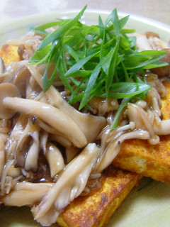 豆腐のカレーソテー☆きのこ餡かけ-レシピのメイン写真