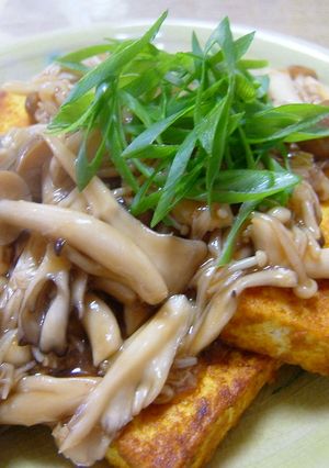 豆腐のカレーソテー☆きのこ餡かけ-レシピのメイン写真
