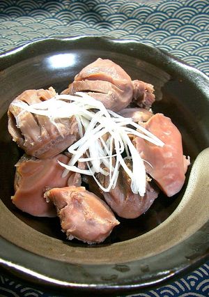 おつまみに☆砂肝のコリコリ酒煮-レシピのメイン写真