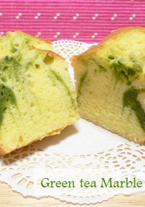 ✿抹茶マーブルパウンドケーキ✿-レシピのメイン写真