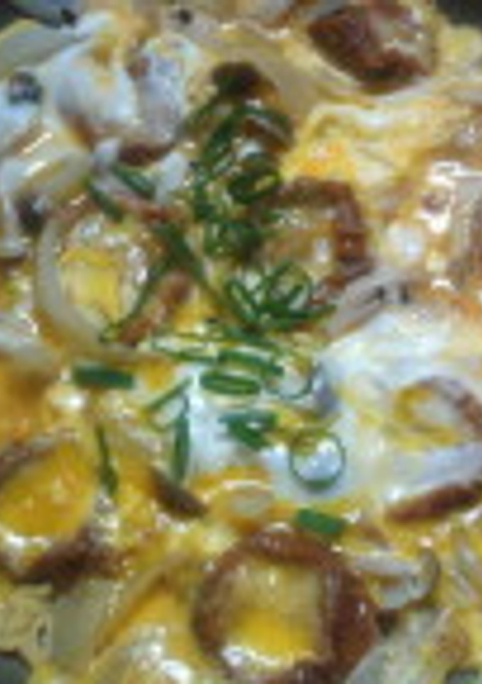 新たまねぎと油麩の卵とじ-レシピのメイン写真