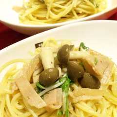 รูปของ きのこのパスタ✿ガーリックバター醤油