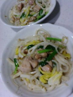 絶品!あるもので!簡単塩焼きうどん☆-レシピのメイン写真