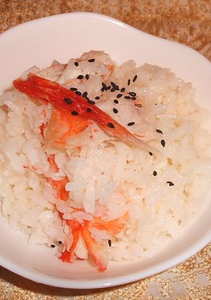 贅沢な蟹ご飯♪-レシピのメイン写真