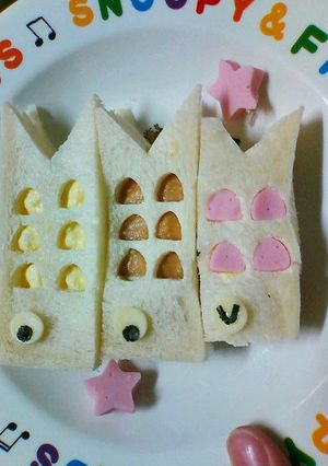 こいのぼりサンド♪キャラ弁、子どもの日に-レシピのメイン写真