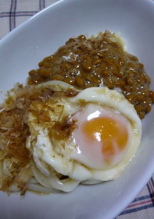 １０分で簡単☆納豆ネバネバうどん❤❤-レシピのメイン写真