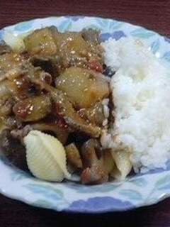 大根、蓮根、ゴボウ、豚肉、椎茸のトマト煮-レシピのメイン写真