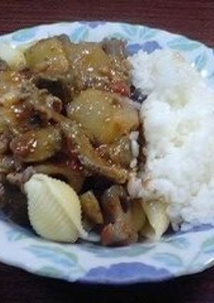 大根、蓮根、ゴボウ、豚肉、椎茸のトマト煮-レシピのメイン写真
