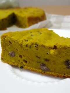 かぼちゃと小豆のメープルケーキ♪-レシピのメイン写真
