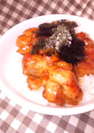我が家の甘辛鶏丼-レシピのメイン写真