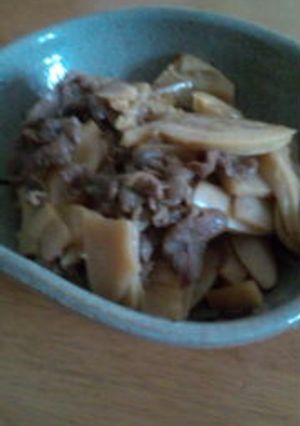 筍と牛肉の煮物-レシピのメイン写真