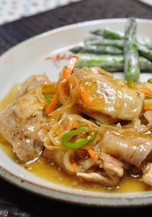 ヘルシ～♪豚薄切り肉の南蛮漬け-レシピのメイン写真