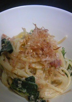 梅ツナ豆乳パスタ★俺スタイル-レシピのメイン写真
