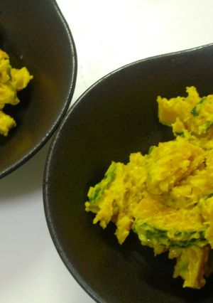 カレー味☆甘み引き立つかぼちゃだけサラダ-レシピのメイン写真