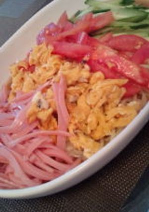 旨すぎ！マルタイ棒ラーメンで冷やし中華-レシピのメイン写真