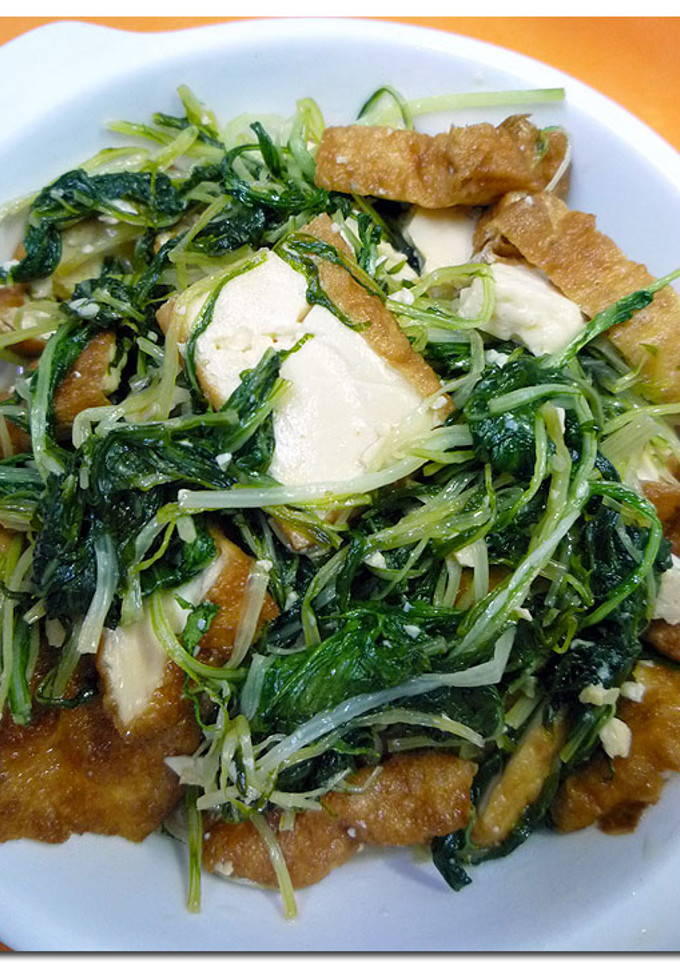 サラダ水菜と厚揚げの ♪ サッと煮 ♪-レシピのメイン写真