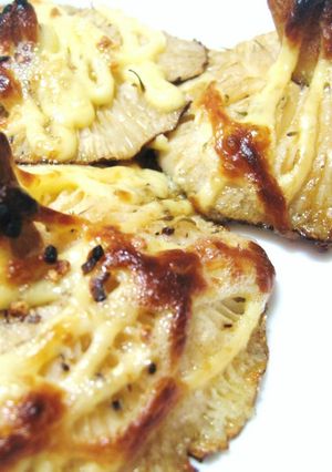 マヨのせ椎茸のこんがり焼き-レシピのメイン写真