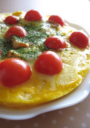 たっぷり玉ねぎと鮭のオムレツ-レシピのメイン写真