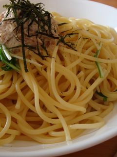 簡単☆水菜のツナマヨパスタ-レシピのメイン写真