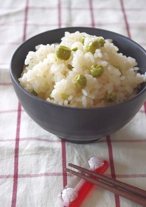 旬の味覚を美味しくいただく♪豆ごはん-レシピのメイン写真