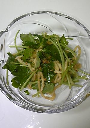 三つ葉と切干し大根のごまポン酢あえ-レシピのメイン写真