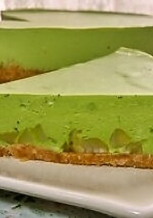 抹茶チョコでレアチーズケーキ♪栗入り☆-レシピのメイン写真