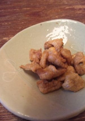 鶏皮のかりかり-レシピのメイン写真