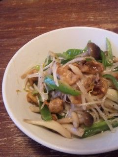 鶏皮のかりかりもやしいため-レシピのメイン写真