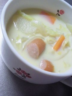 まろやか豆乳スープ♪-レシピのメイン写真