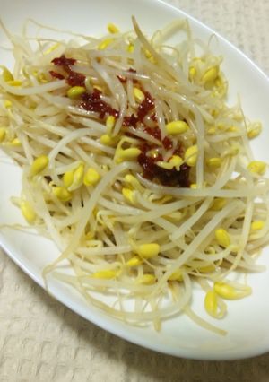 ◎簡単もう一品◎茹でもやしのピリ辛だれ-レシピのメイン写真