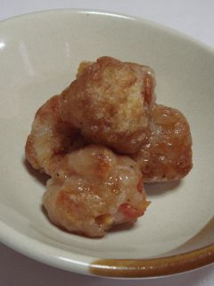 焼きおにぎりでえび団子-レシピのメイン写真