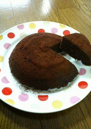 6分でできる☆低カロおからチョコケーキ❤-レシピのメイン写真