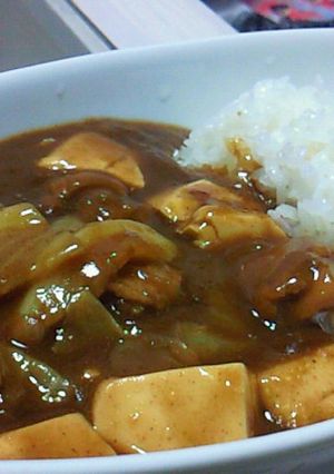 簡単ヘルシー！豆腐とキャベツのカレー-レシピのメイン写真