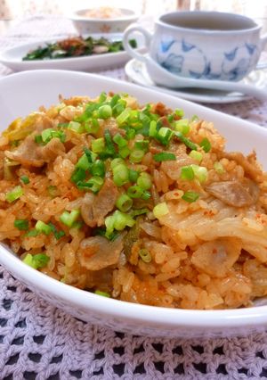 ♕豚キムチの炊き込みご飯♕-レシピのメイン写真