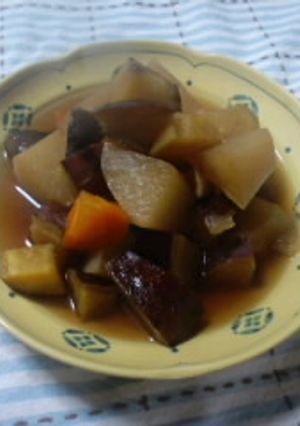 圧力鍋で即効!野菜の煮物-レシピのメイン写真