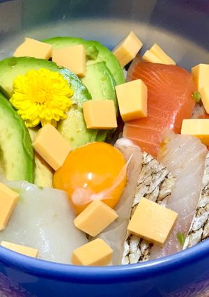 アボカドチーズの海鮮丼-レシピのメイン写真