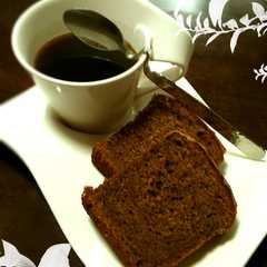 รูปของ 簡単☆Ｗコーヒーのパウンドケーキ