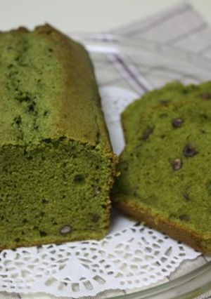 抹茶とぜんざいのバターケーキ風-レシピのメイン写真