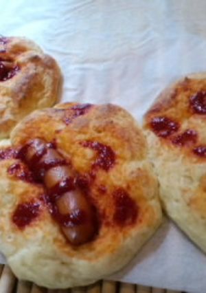 ホットケーキミックスでウインナーパン♪-レシピのメイン写真